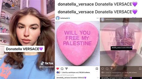 donatella versace palestine